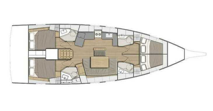 Louer voilier à Ece Marina - Oceanis 46.1