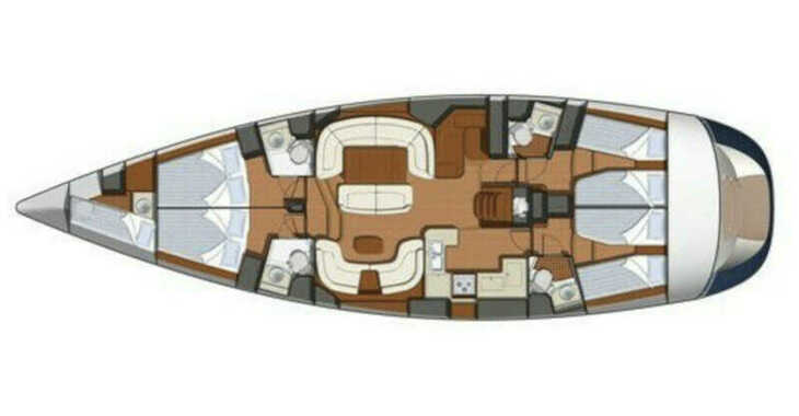 Chartern Sie segelboot in Marine Pirovac - Sun Odyssey 54DS