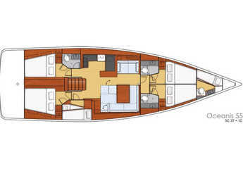 Rent a sailboat in Kos Marina - Oceanis 55