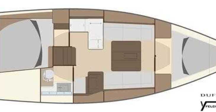 Chartern Sie segelboot in Contra Muelle Mollet - Dufour 335 Grand Large