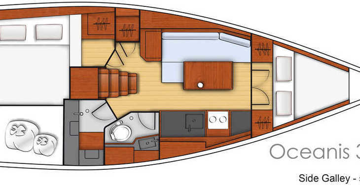 Louer voilier à Marina di Procida - Oceanis 350