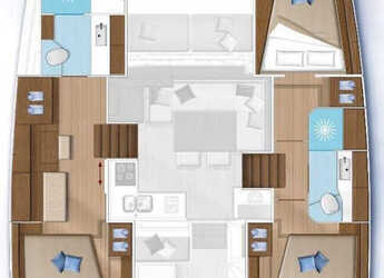 Rent a catamaran in Marina Mandalina - Lagoon 40 - 3 + 2 cab