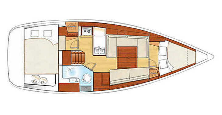 Rent a sailboat in Lefkas Marina - Oceanis 34