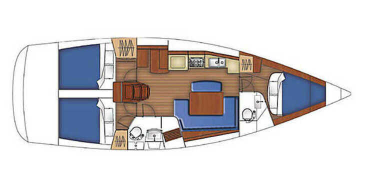 Rent a sailboat in Lefkas Marina - Oceanis 40