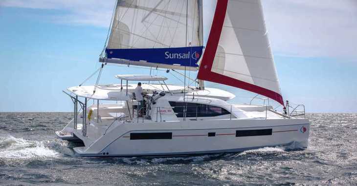 Rent a catamaran in Marina Gouvia - Sunsail 404 (Classic)