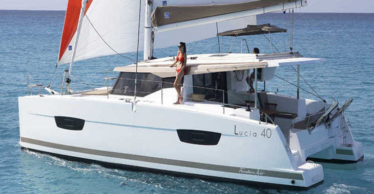 Rent a catamaran in Alimos Marina - Lucia 40