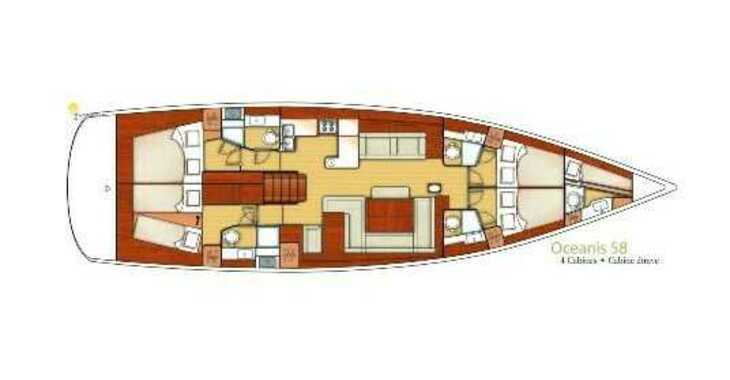 Rent a sailboat in Marina di Portorosa - Oceanis 58 Exclusive