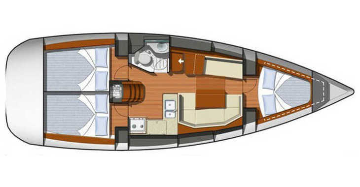 Alquilar velero en Nidri Marine - Sun Odyssey 36i