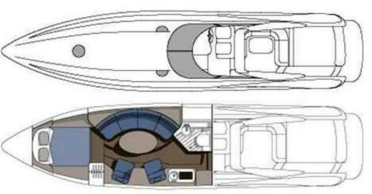 Rent a yacht in Marina Botafoch - SUNSEEKER SUPERHAWK 48