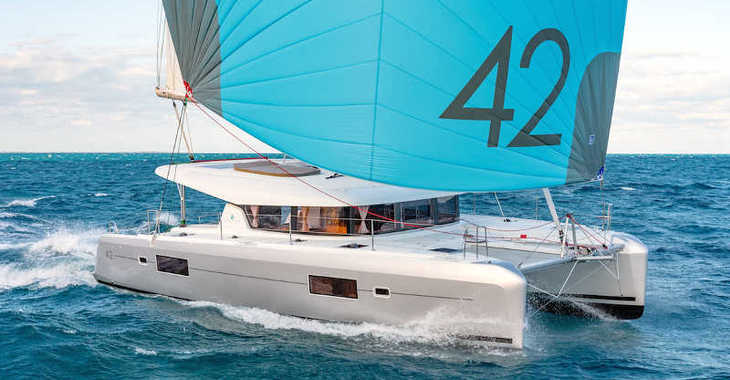 Rent a catamaran in Paros - Lagoon 42 (4 Dbl / 2 singles 12)