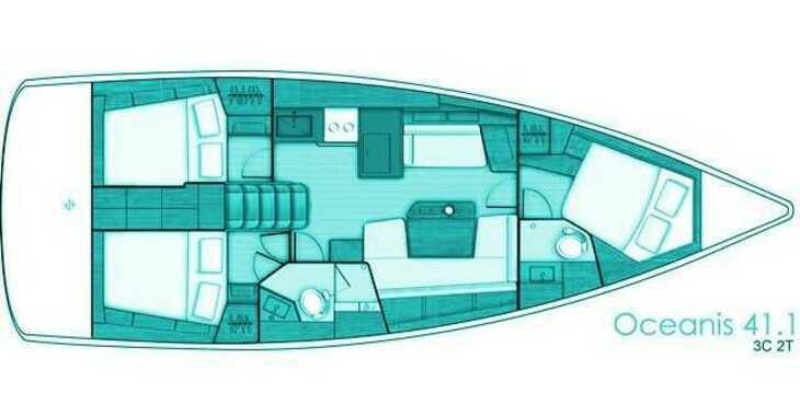 Chartern Sie segelboot in Volos - Oceanis 41.1