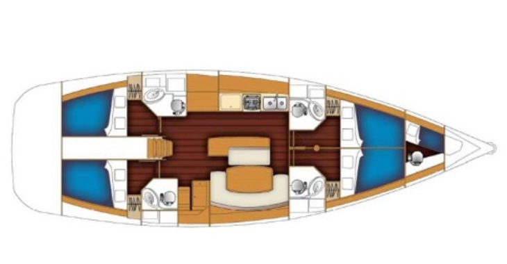Louer voilier à Club Naútico de Sant Antoni de Pormany - Cyclades 50.4