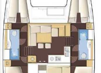 Louer catamaran à Agios Kosmas Marina - Lagoon 400 S2 - 4 + 2 cab.