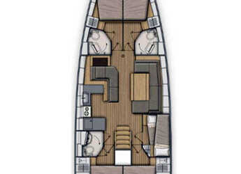 Louer voilier à Marina Baotić - Oceanis 51.1 - 5 + 1 cab.