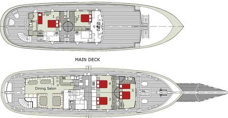 Rent a schooner in Marina Split (ACI Marina) - Gulet Cesarica