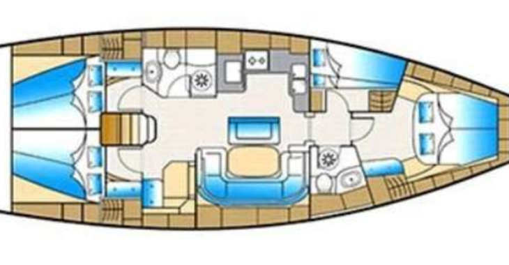 Chartern Sie segelboot in Blue Lagoon - Bavaria 45