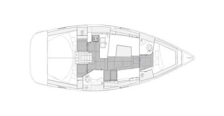 Rent a sailboat in Marina Split (ACI Marina) - Elan 40.1 Impression