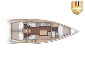Chartern Sie segelboot in Marina Frapa - Dufour 390 Grand Large