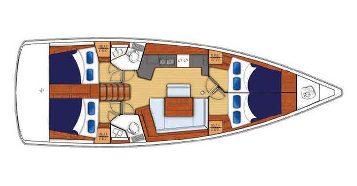 Louer voilier à Marina Zeas - Moorings 45.4 (Club)
