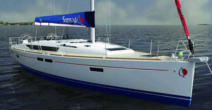 Rent a sailboat in Marina Zeas - Sunsail 47 (Classic)