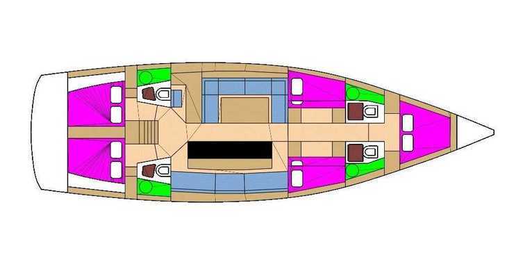 Chartern Sie segelboot in Punat - D&D Kufner 54.2