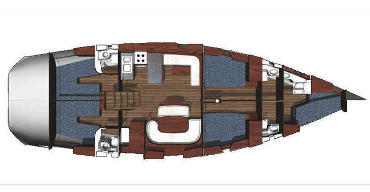 Chartern Sie segelboot in Mykonos Marina - Ocean Star 58.4- 6 cabins