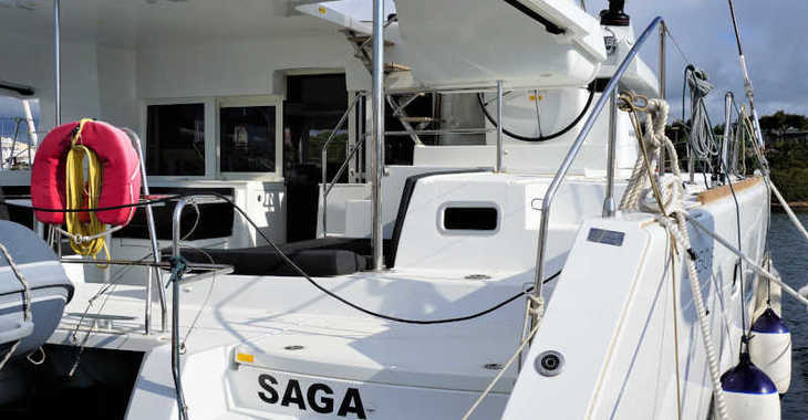 Chartern Sie katamaran in Marina Gouvia - Lagoon 450 Sport