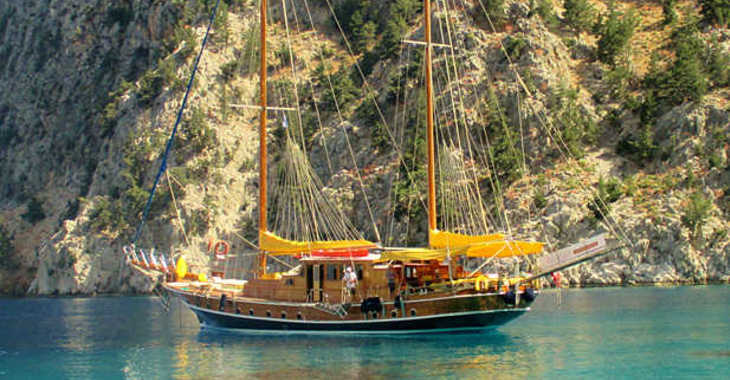 Rent a schooner in Bodrum Marina - Gulet Myra