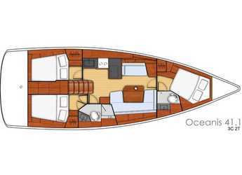 Rent a sailboat in Marina d'Arechi - Oceanis 41.1