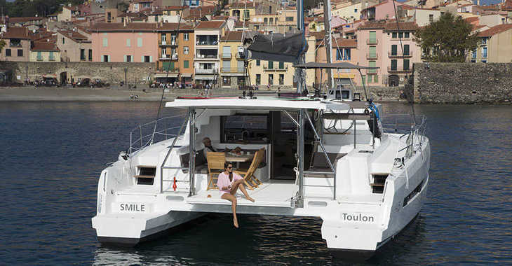Rent a catamaran in ACI Marina Dubrovnik - Bali 4.5 - 4 + 2 cab.