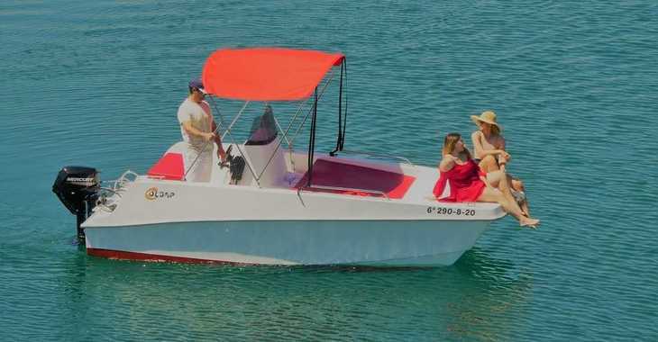 Louer catamaran à moteur à Marina Real Juan Carlos I - Olbap 5 - Sin Licencia 