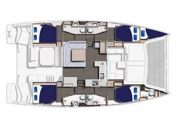 Rent a catamaran in Agana Marina - Moorings 4500 (Club)