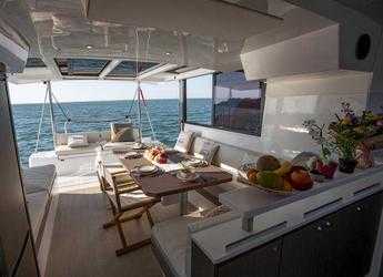 Alquilar catamarán en Club Naútico de Sant Antoni de Pormany - Bali Catspace TEAM FACTORY