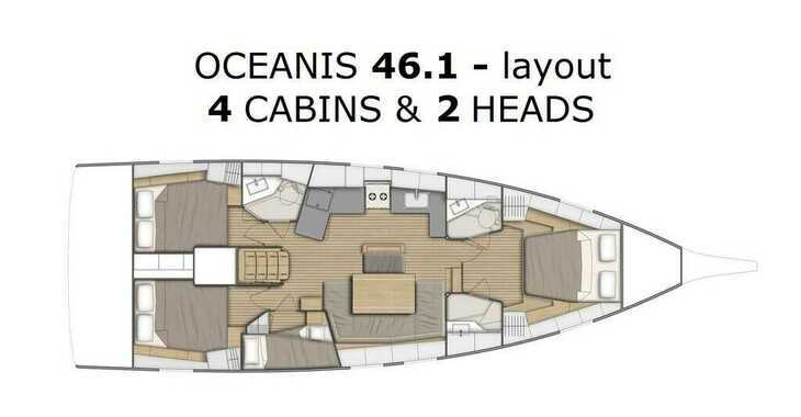 Louer voilier à ACI Pomer - Oceanis 46.1 - owner version