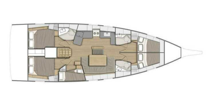 Louer voilier à Split (ACI Marina) - Oceanis 46.1 - 5 cab