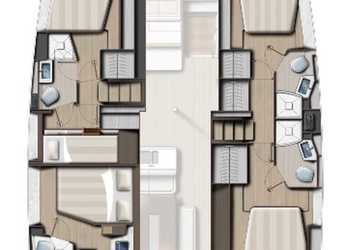 Louer catamaran à Marina Kastela - Bali 4.6 - 5 + 2 cab.