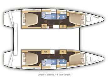 Rent a catamaran in Alimos Marina - Lagoon 42 A/C & GEN