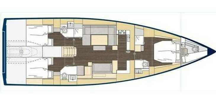 Rent a sailboat in Marina Gouvia - Bavaria C57 Style