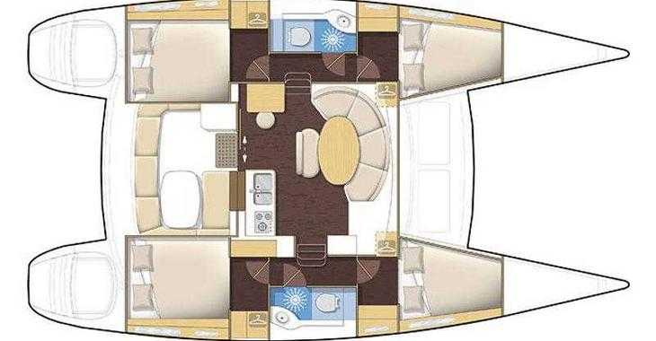 Rent a catamaran in Club Náutico Ibiza - Lagoon 380