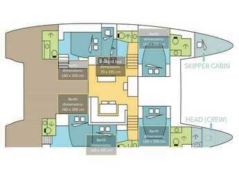 Louer catamaran à Marina Kastela - Lagoon 52F