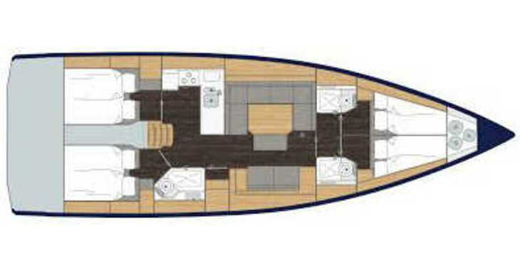 Rent a sailboat in Nidri Marine - Bavaria C45 Style