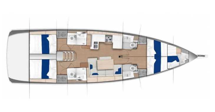 Chartern Sie segelboot in Marina di Stabia - Sun Odyssey 490