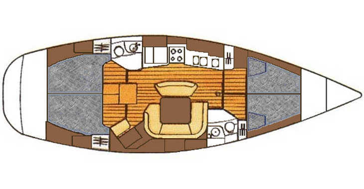 Rent a sailboat in Marina Betina - Sun Odyssey 45.2