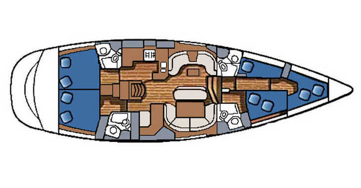 Chartern Sie segelboot in Marina Betina - Sun Odyssey 54 DS 
