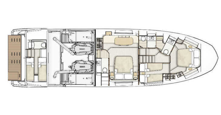 Rent a yacht in Marina Kastela - Azimut 60