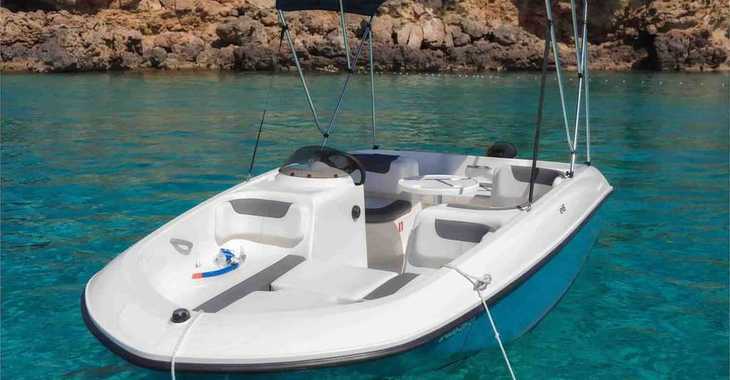 Chartern Sie motorboot in Club Naútico de Sant Antoni de Pormany - Bayliner Element E16 ( Sin Licencia )