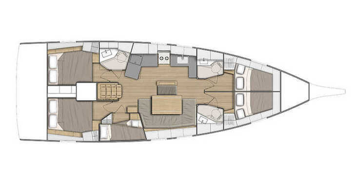 Louer voilier à Marina di Portorosa - Oceanis 46.1