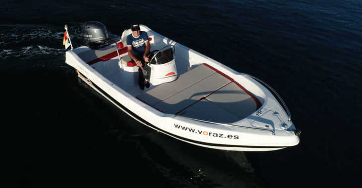 Rent a motorboat in Port d'Aiguadolç - Voraz 450 Open ( Sin Licencia ) 