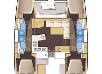 Chartern Sie katamaran in Compass Point Marina - Lagoon 450 S - 4 + 2 cab.