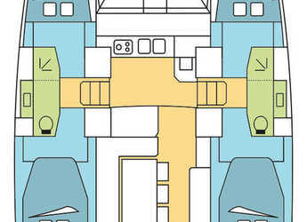 Alquilar catamarán en Porto Olbia - Bali 4.1 - 4 cab.